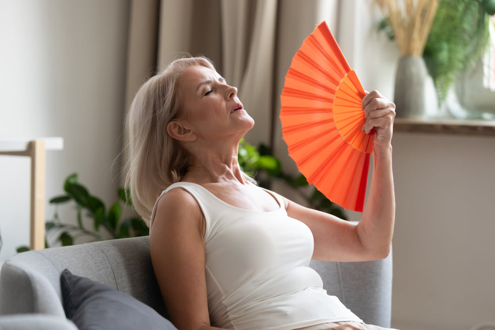 Senior Woman suffering from menopause